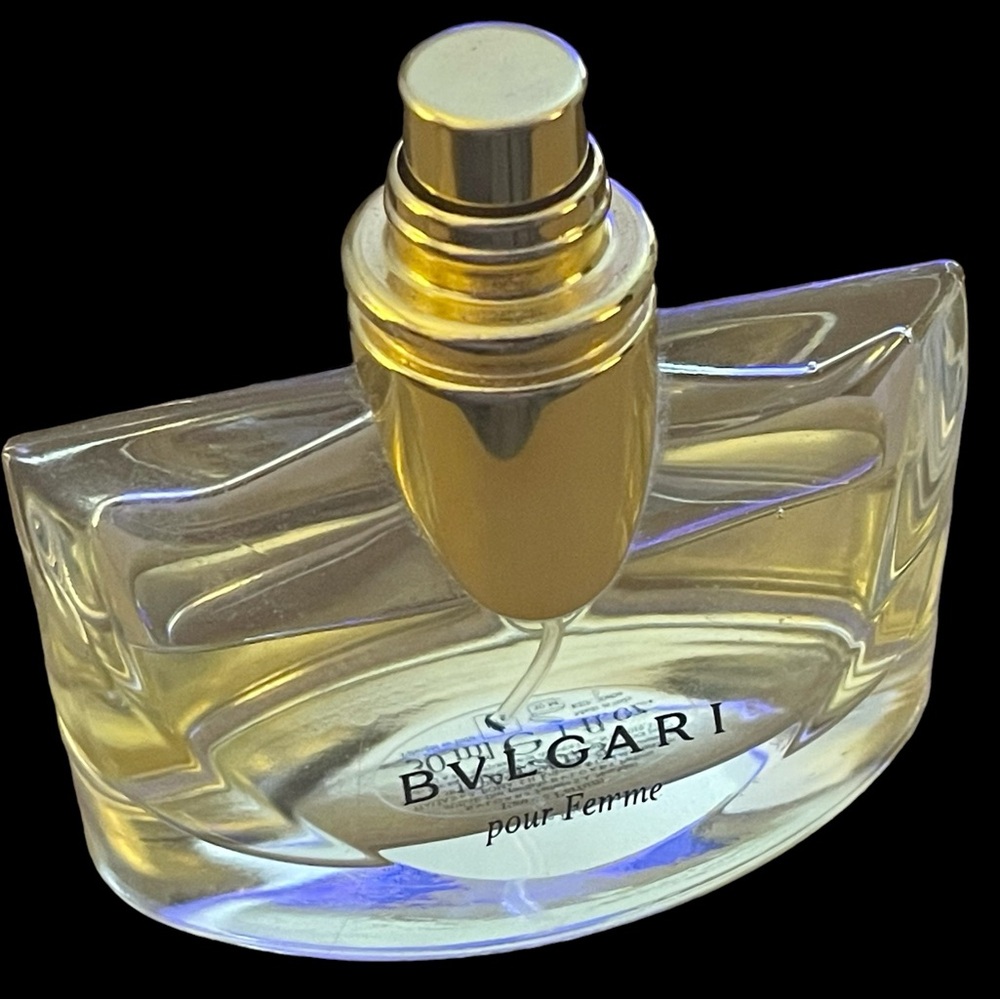 Ladies Vintage BVLGARI pour femme perfume bottle retired HTF